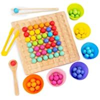 NA Clip Beads Juego De Mesa Training Clip Beads- Shuttle Beads Juegos De Mesa para Aprender Matemáticas Juguetes De…